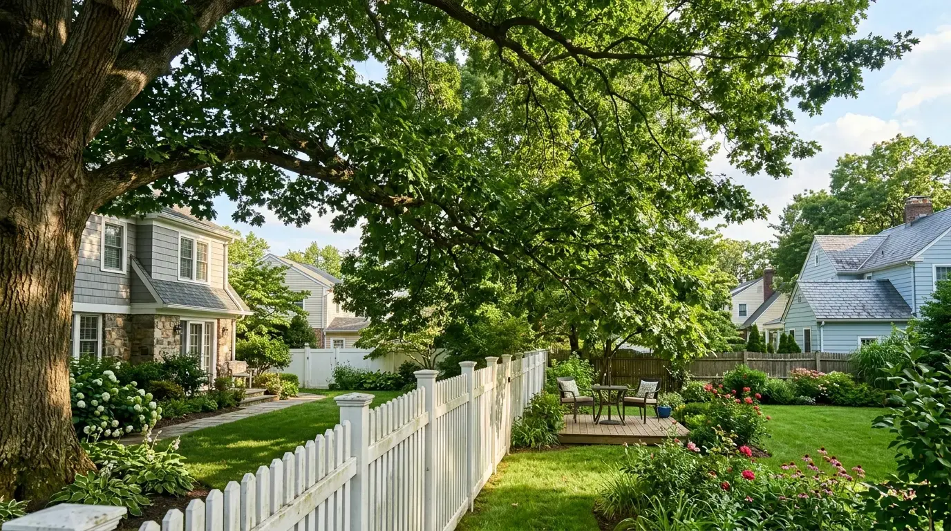 Tree on property line in New Jersey